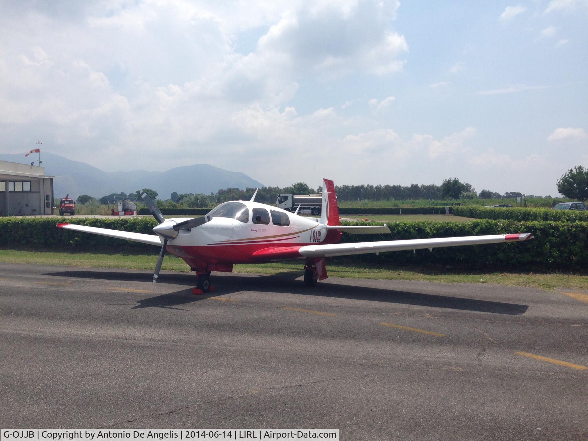 G-OJJB, 1988 Mooney M20K 252 TSE C/N 25-1161, Actual painting.