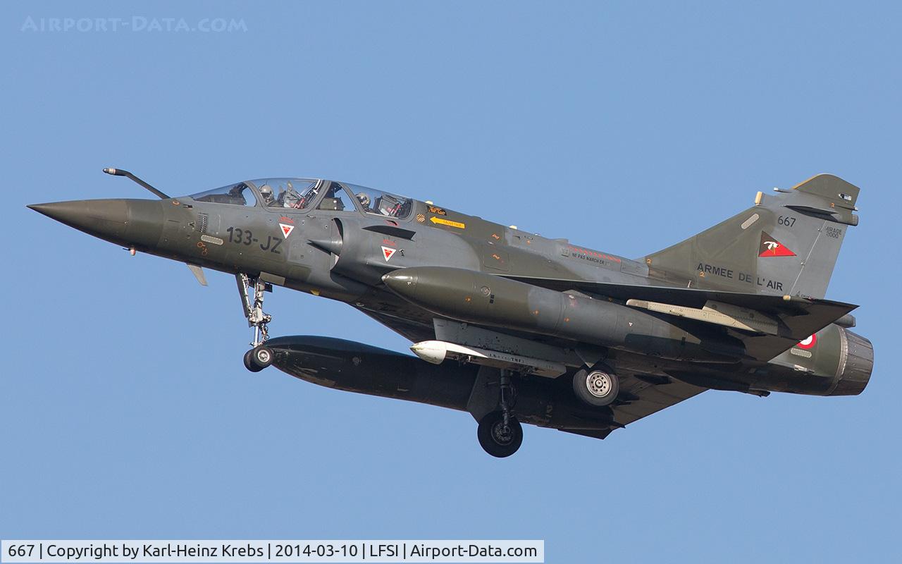 667, Dassault Mirage 2000D C/N 541, France Air Force