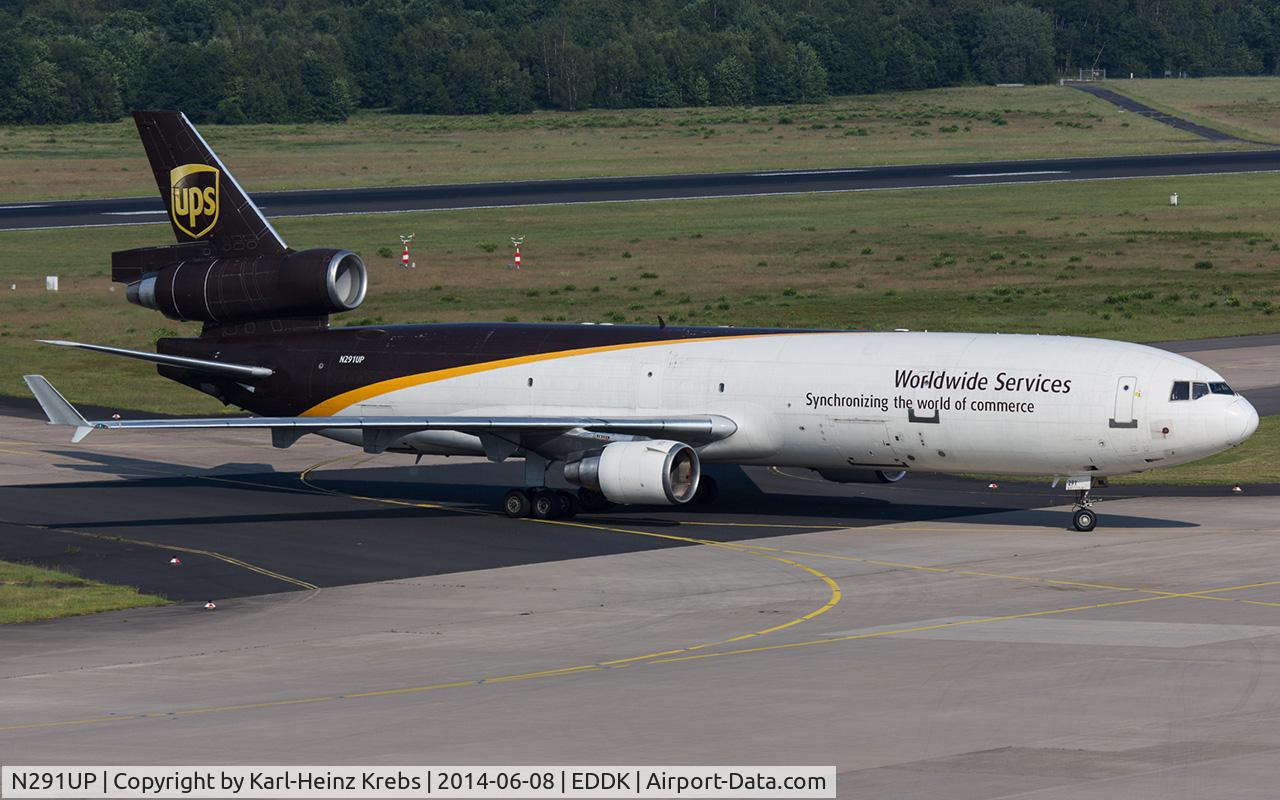 N291UP, 1992 McDonnell Douglas MD-11 C/N 48477, UPS Worldwide Service