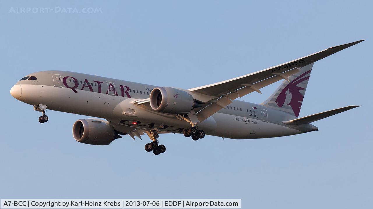 A7-BCC, 2012 Boeing 787-8 Dreamliner C/N 38321, Qatar