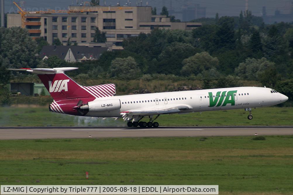 LZ-MIG, 1990 Tupolev Tu-154M C/N 90A840, Tupolev 154 VIA