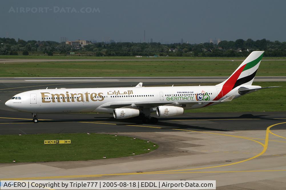 A6-ERO, 1997 Airbus A340-313 C/N 163, Airbus 340 Emirates
