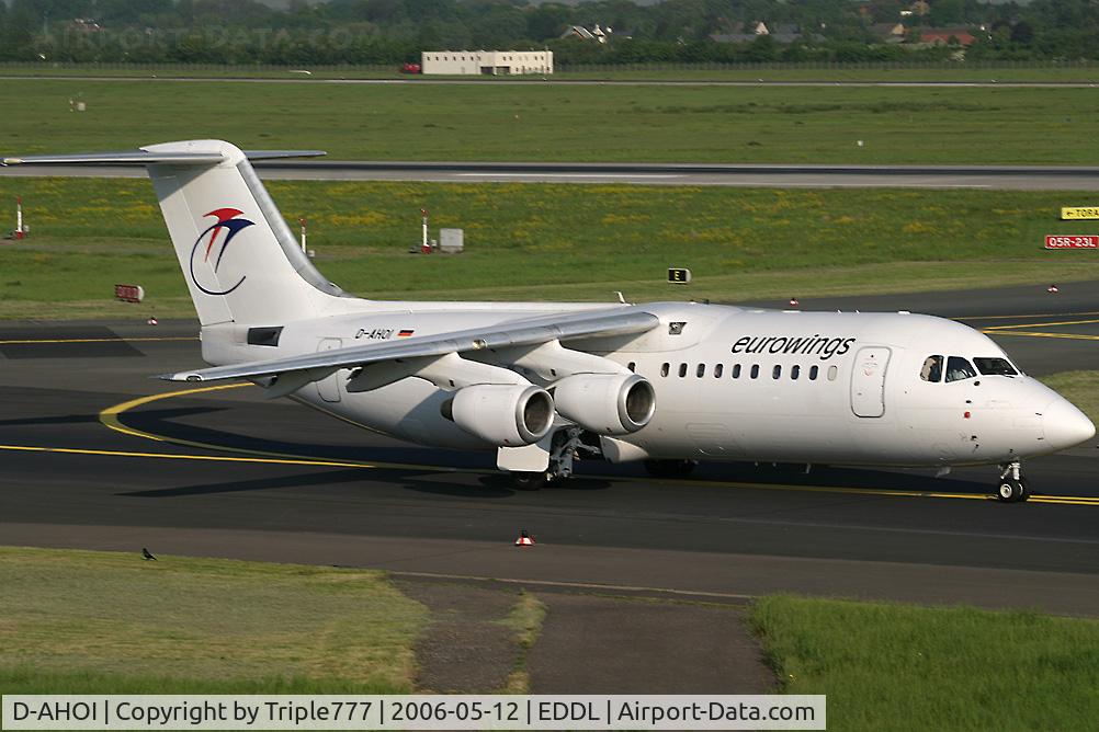 D-AHOI, 1990 British Aerospace BAe.146-300A C/N E3187, BAe146 Eurowings