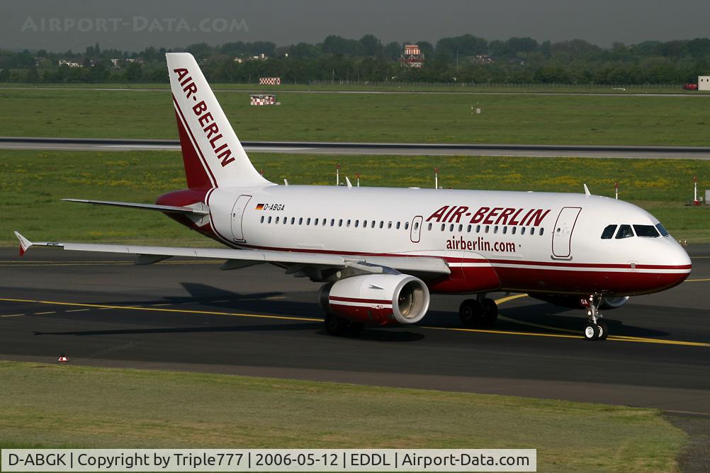 D-ABGK, 2008 Airbus A319-112 C/N 3447, Airbus 319 Air Berlin