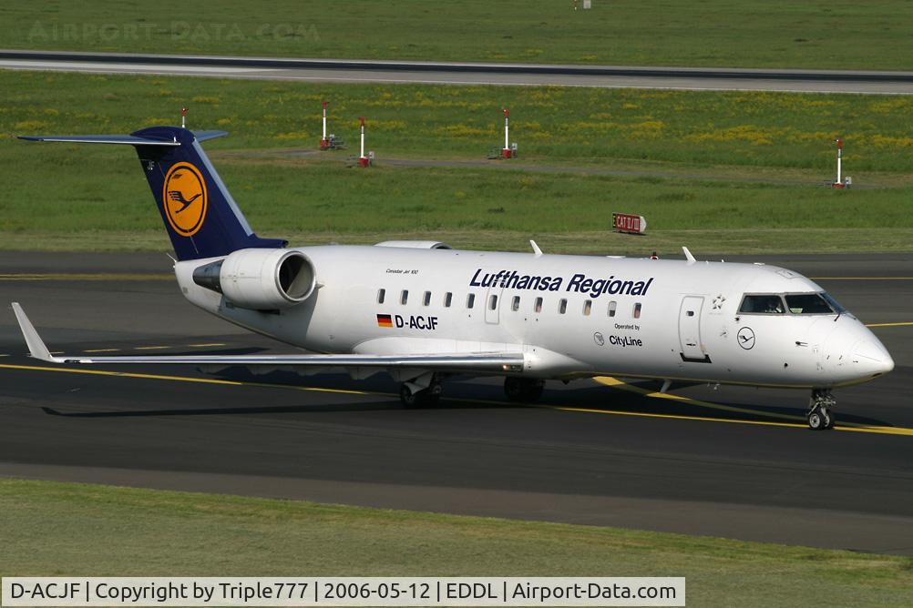 D-ACJF, 1996 Canadair CRJ-100LR (CL-600-2B19) C/N 7200, Canadair CL-600 Lufthansa Regional