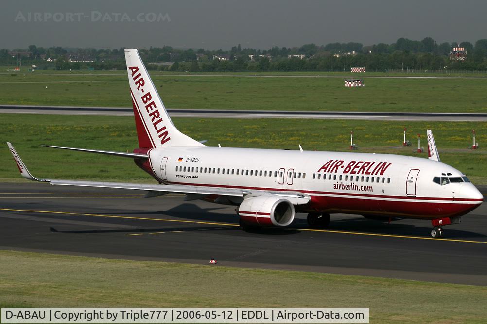 D-ABAU, 1999 Boeing 737-86J C/N 29121, Boeing 737-800 Air Berlin