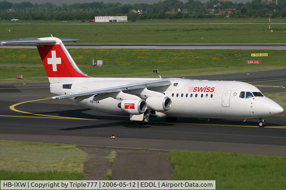 HB-IXW, 1995 British Aerospace Avro 146-RJ100 C/N E3272, BAe146 Swiss