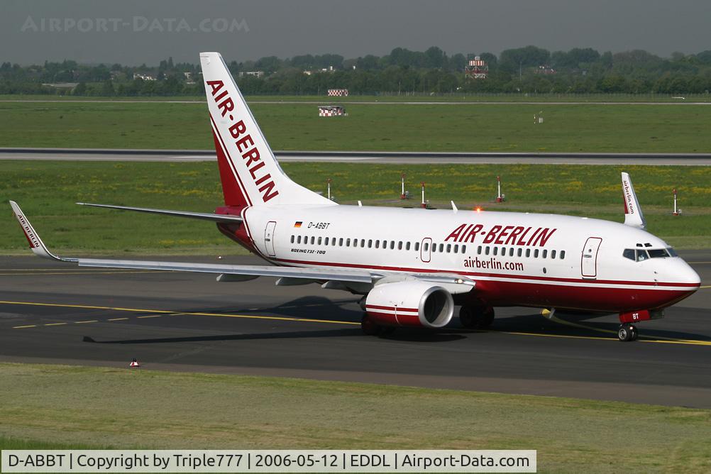 D-ABBT, 2001 Boeing 737-76N C/N 32582, Boeing 737-700 Air Berlin