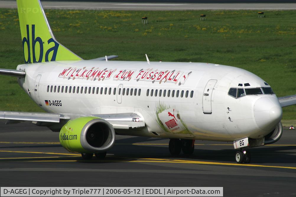 D-AGEG, 1988 Boeing 737-35B C/N 24237, Boeing 737-300 DBA