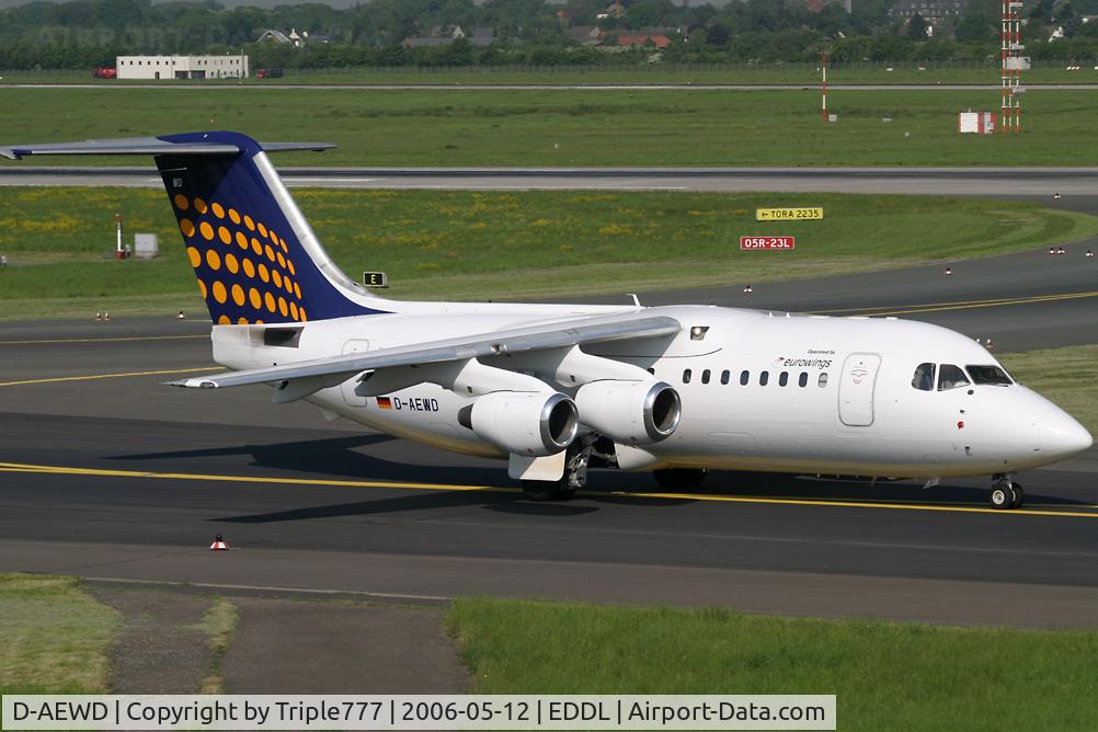 D-AEWD, 1987 British Aerospace BAe.146-200 C/N E2069, BAe146 Eurowings