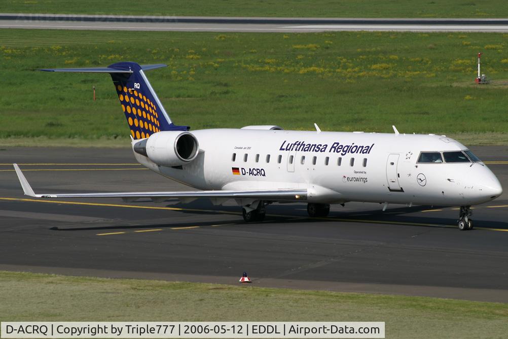D-ACRQ, 2002 Canadair CRJ-200LR (CL-600-2B19) C/N 7629, Canadair RJ-200ER Lufthansa Regional