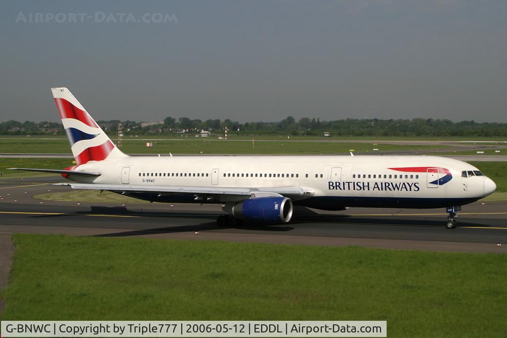 G-BNWC, 1989 Boeing 767-336 C/N 24335, Boeing 767 British Airways