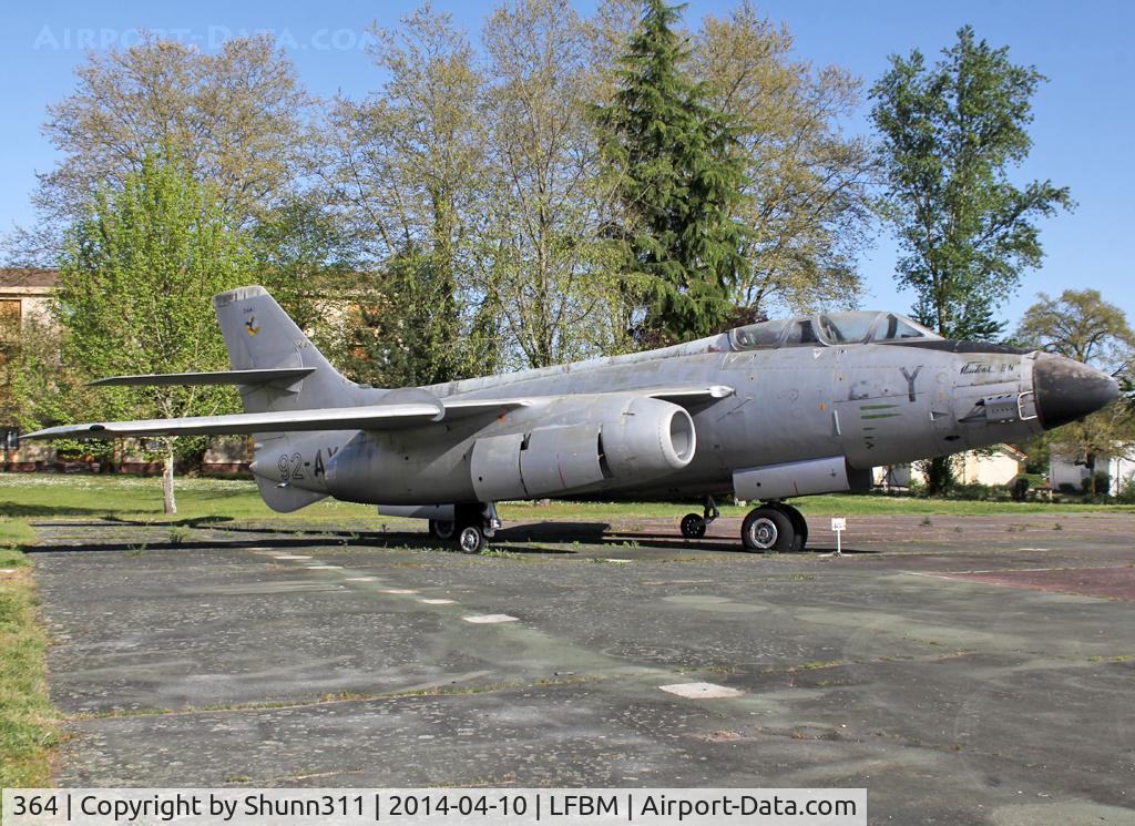 364, Sud Aviation SO.4050 Vautour IIN C/N 134, Preserved inside Mont-de-Marsan AFB and seen during Reece Meet 2014