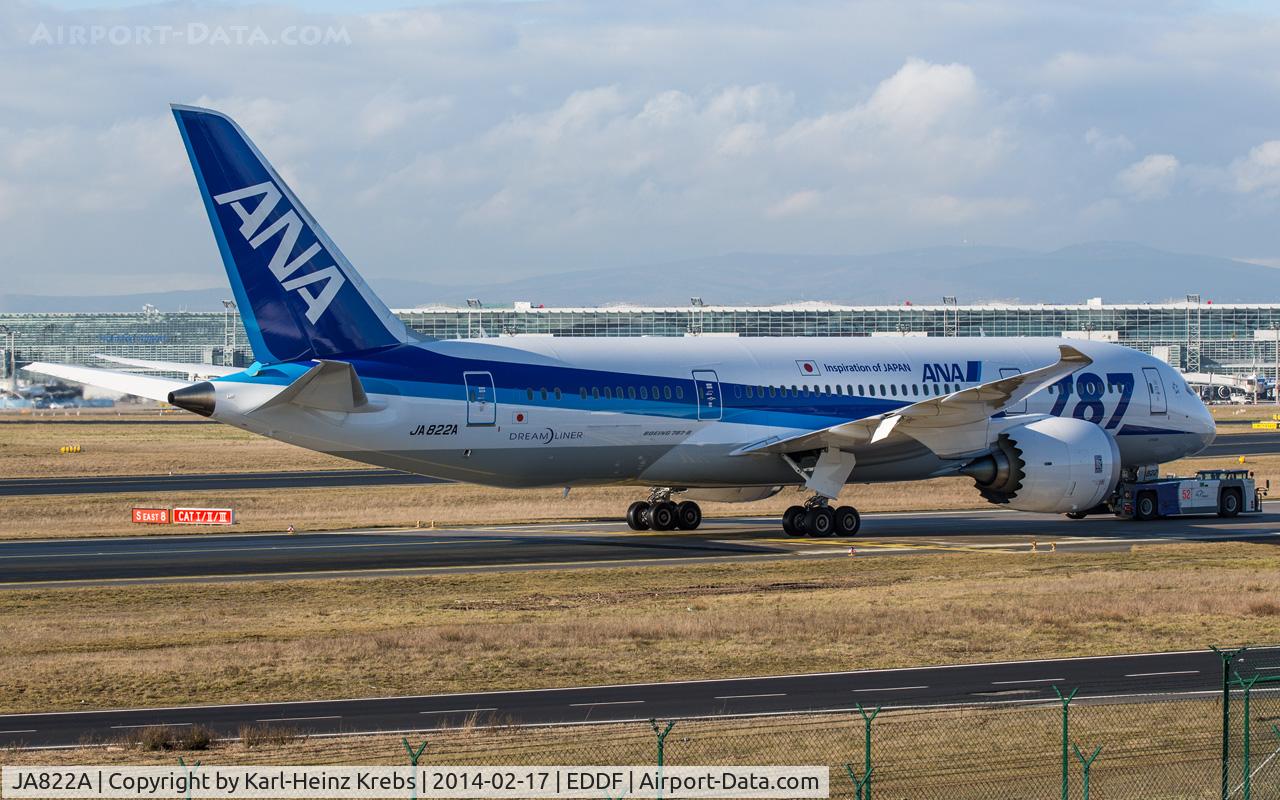 JA822A, 2013 Boeing 787-8 Dreamliner C/N 34512, Dreamliner