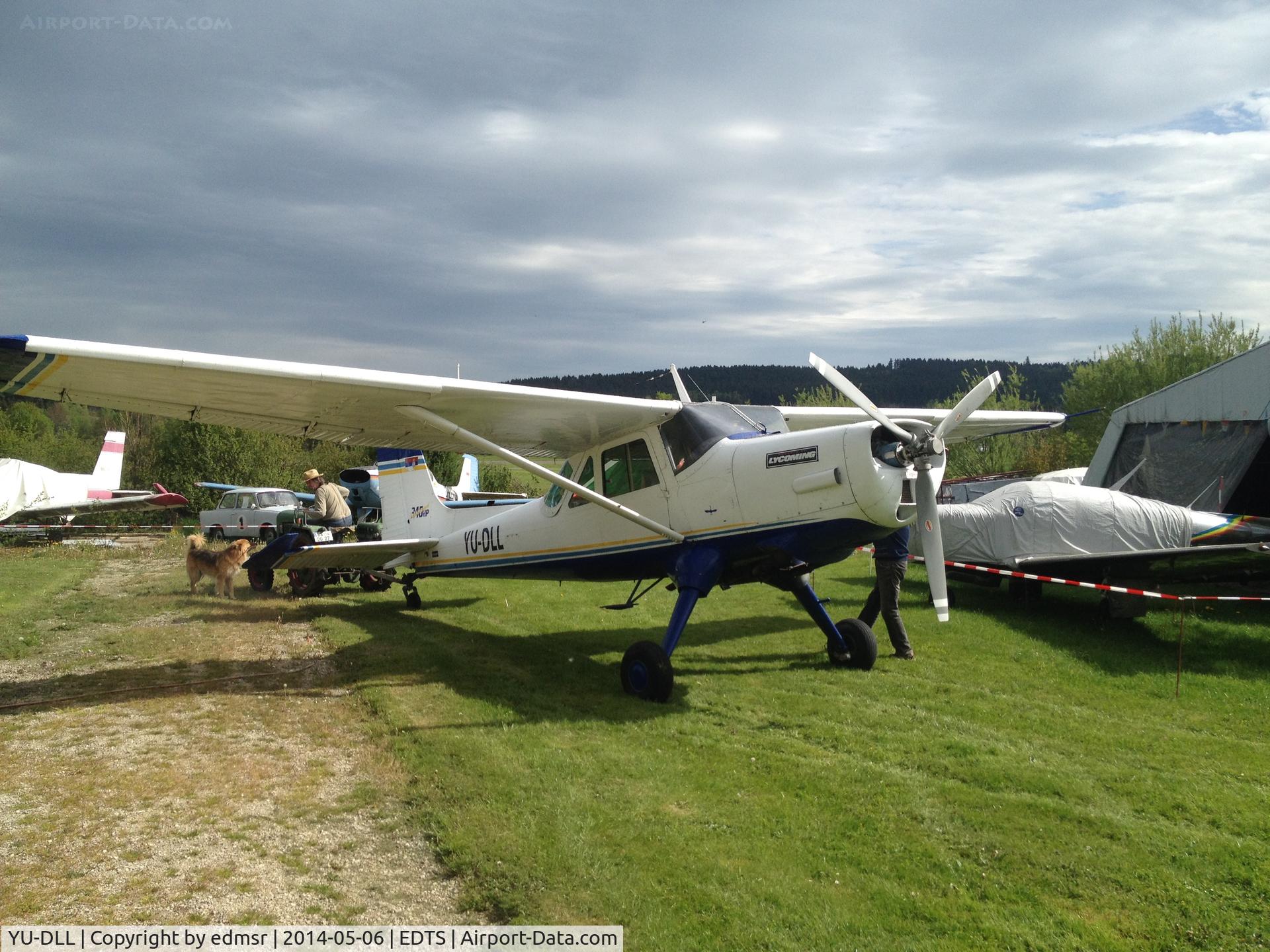 YU-DLL, 1970 Utva UTVA-66 C/N 51102, VS Schwenningen Airport, summer home base at Luftfahrtsmuseum EDTS, in winter LYSP Hangar