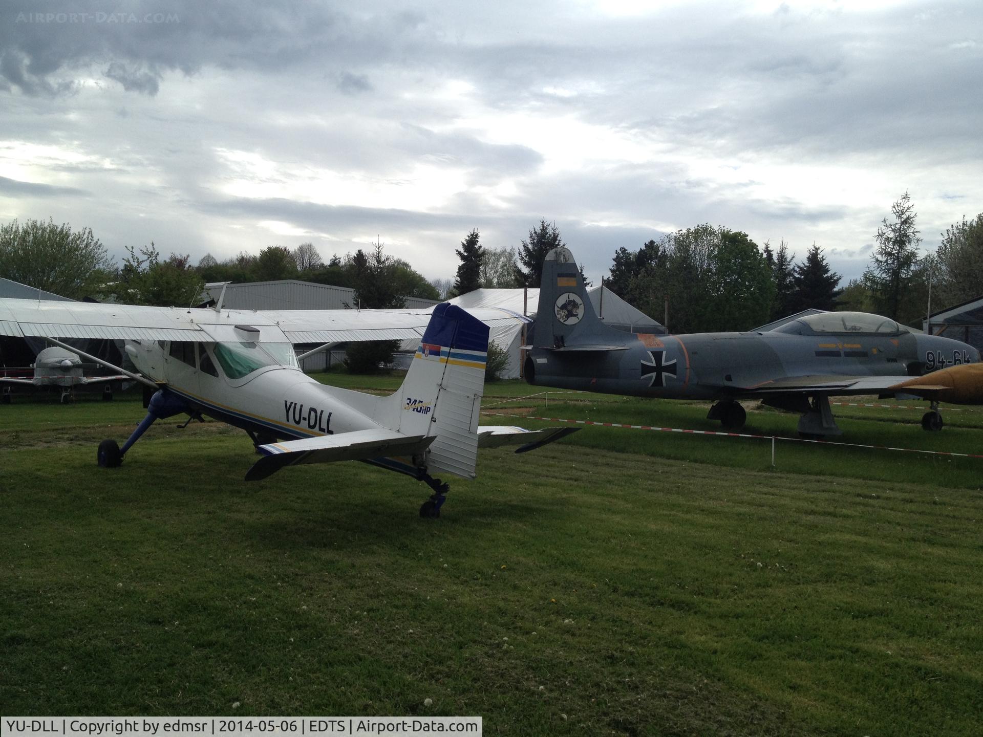 YU-DLL, 1970 Utva UTVA-66 C/N 51102, VS Schwenningen Airport, summer home base at Luftfahrtsmuseum EDTS, in winter LYSP Hangar