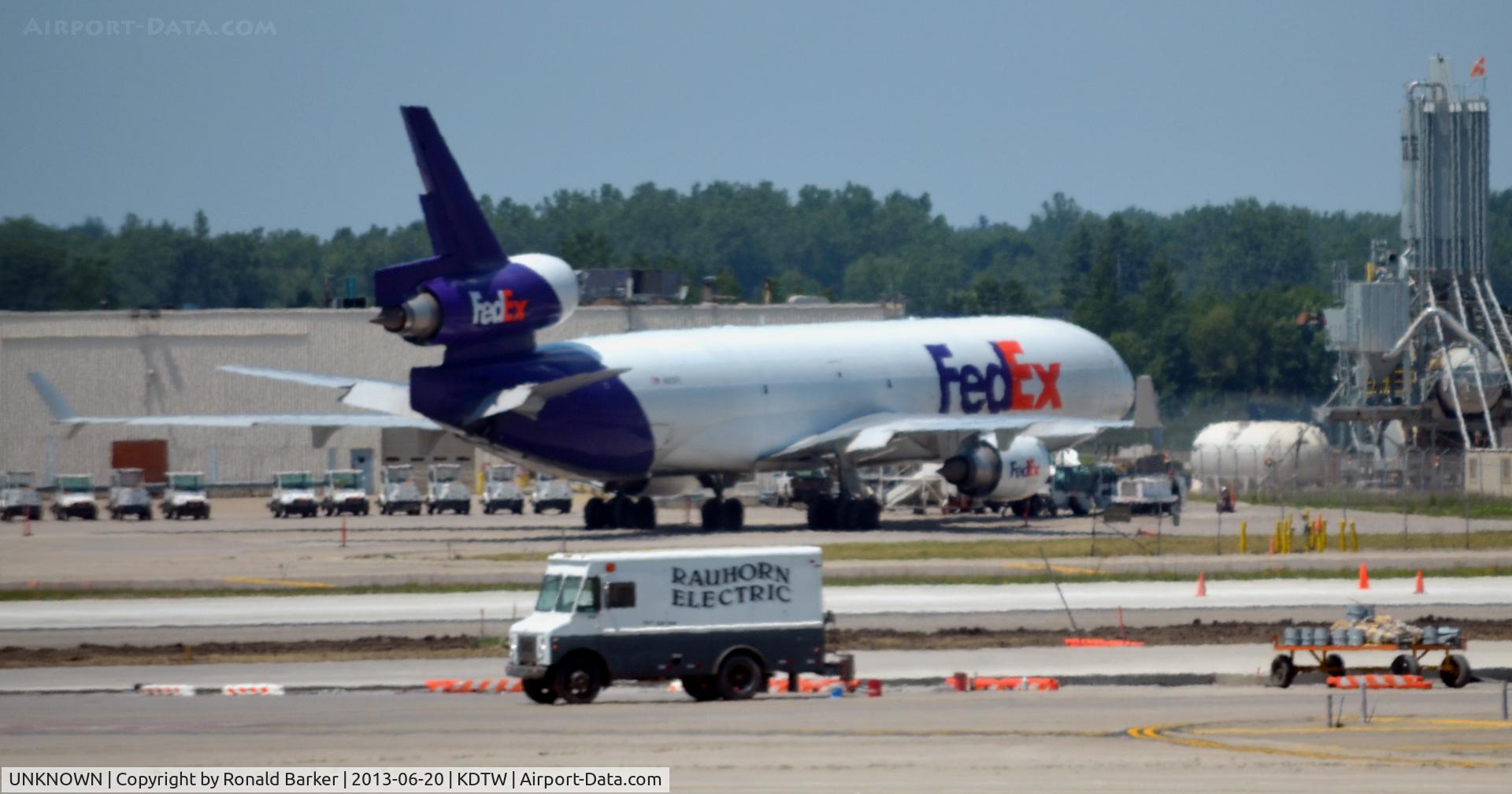 UNKNOWN, Airliners Various C/N Unknown, FedEx Detroit