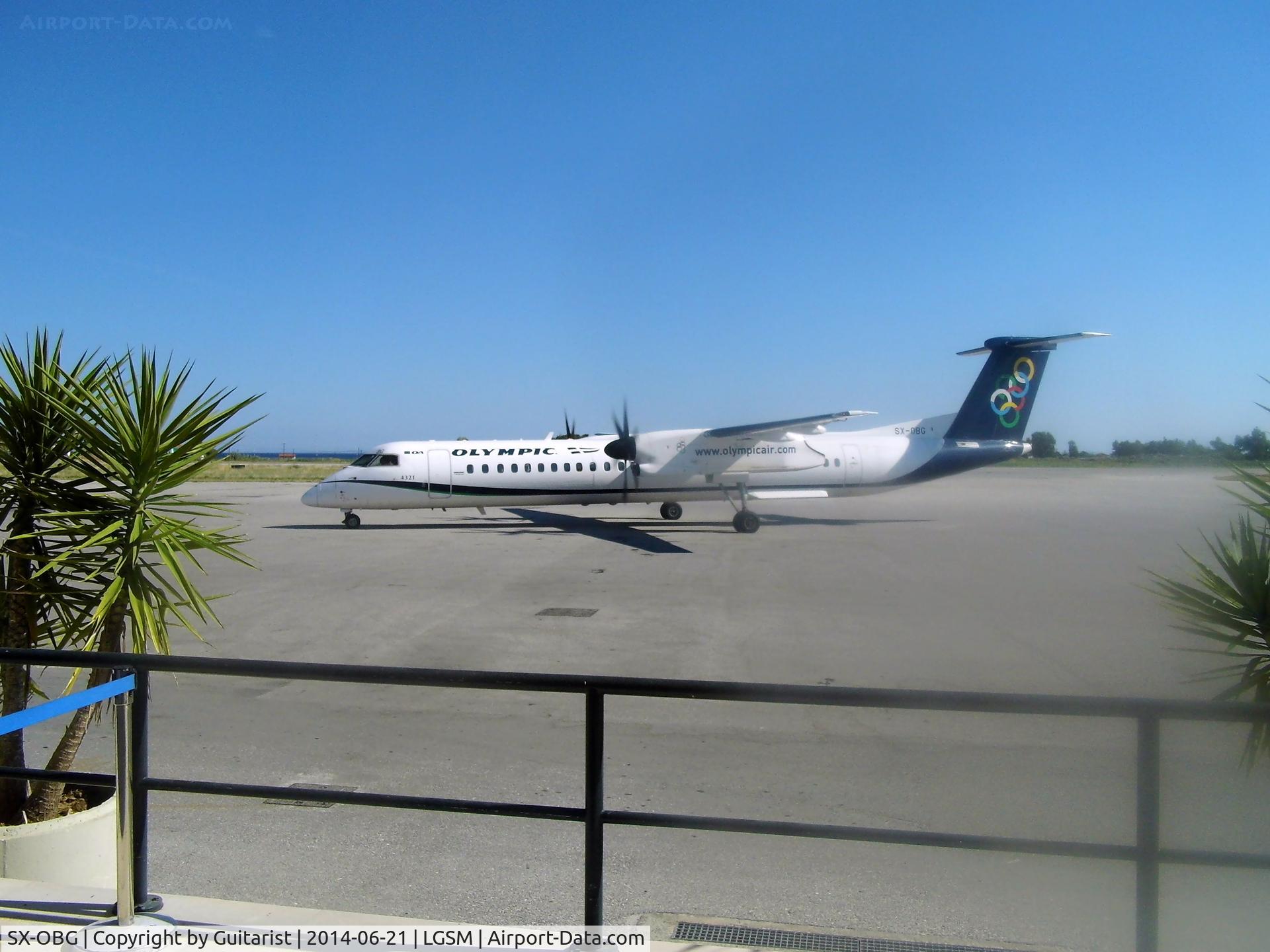 SX-OBG, 2010 De Havilland Canada DHC-8-402Q Dash 8 C/N 4321, My ride back to Athens
