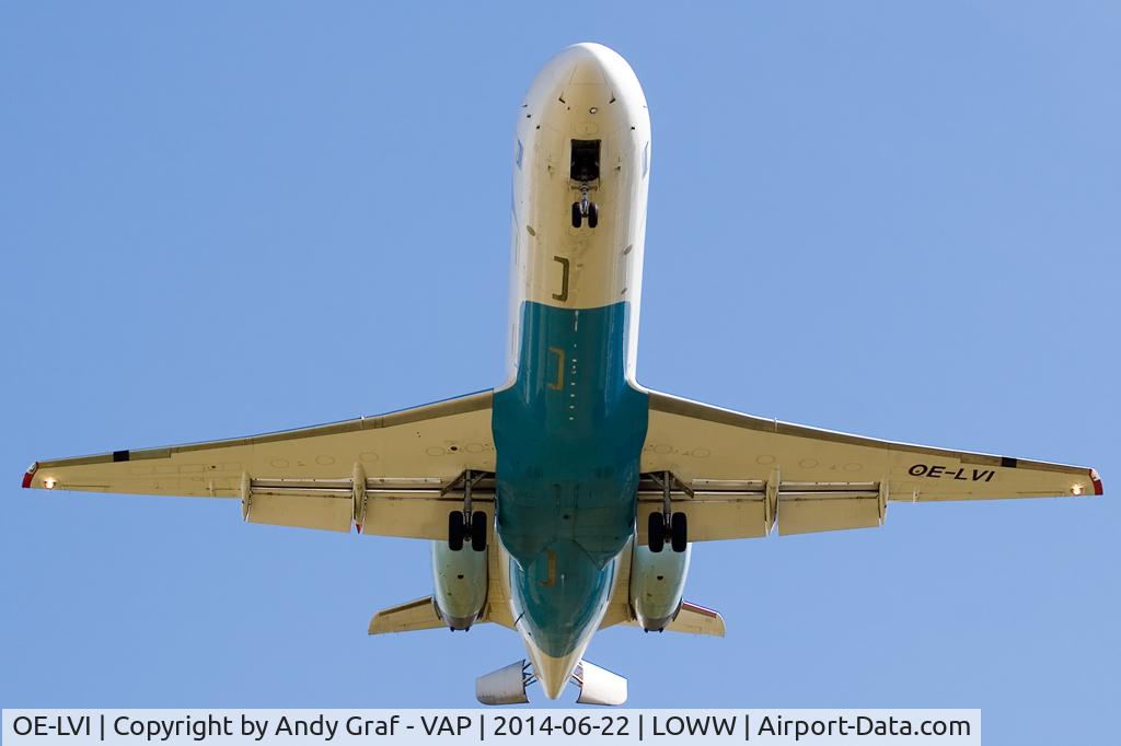 OE-LVI, 1993 Fokker 100 (F-28-0100) C/N 11468, Austrian Airlines F100