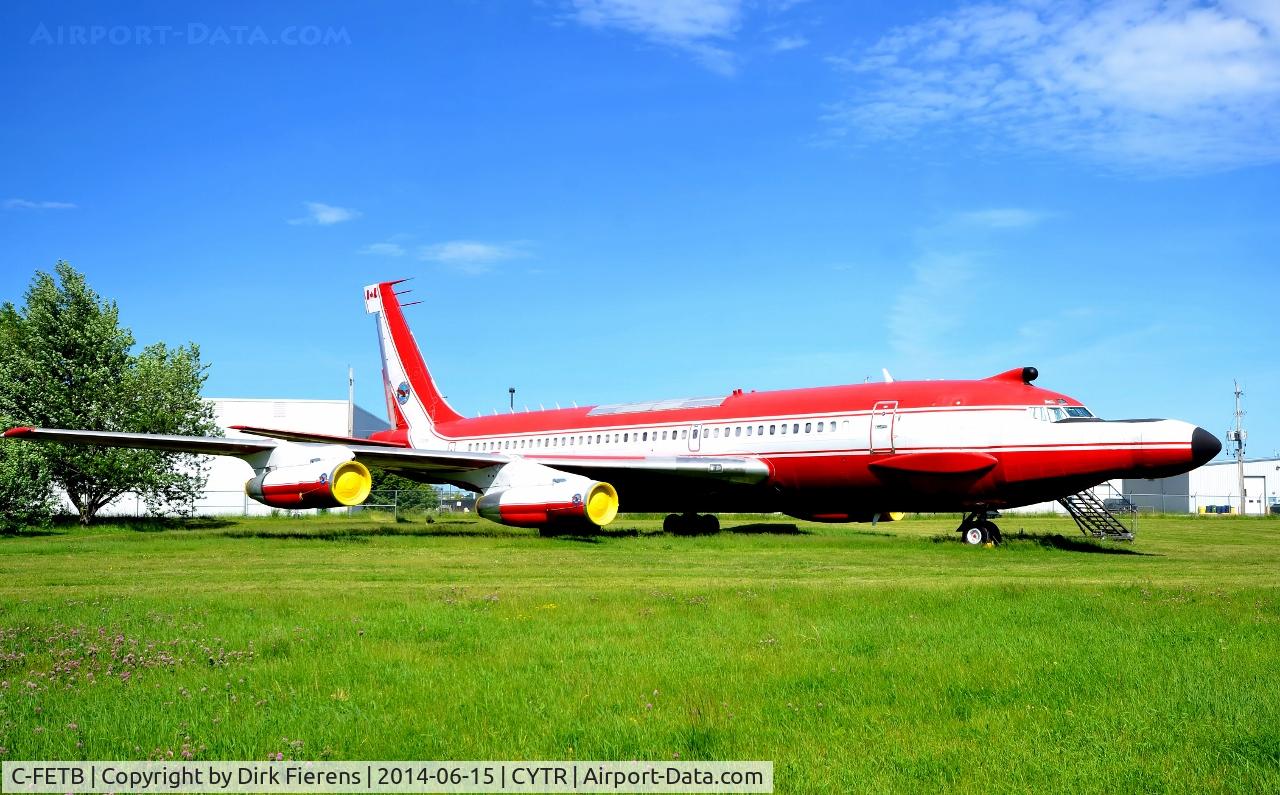 C-FETB, 1961 Boeing 720-023B C/N 18024, On display at the Air Force Museum in Trenton.
