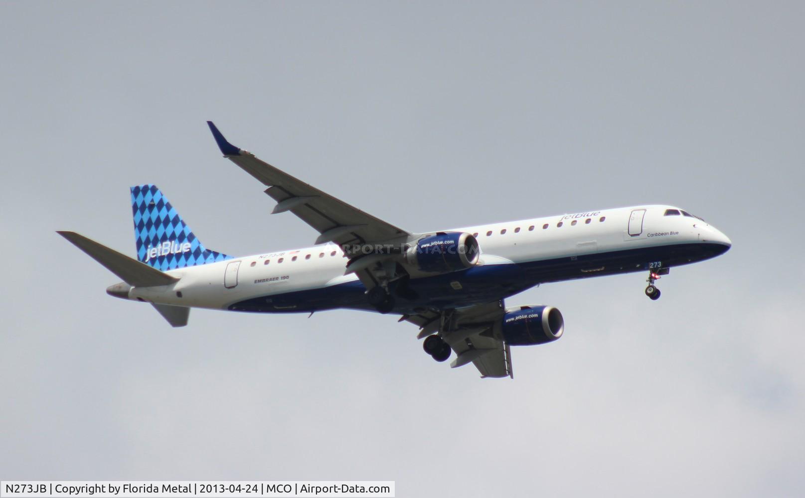 N273JB, 2007 Embraer ERJ-190-100 IGW 190AR C/N 19000073, Jet Blue E190