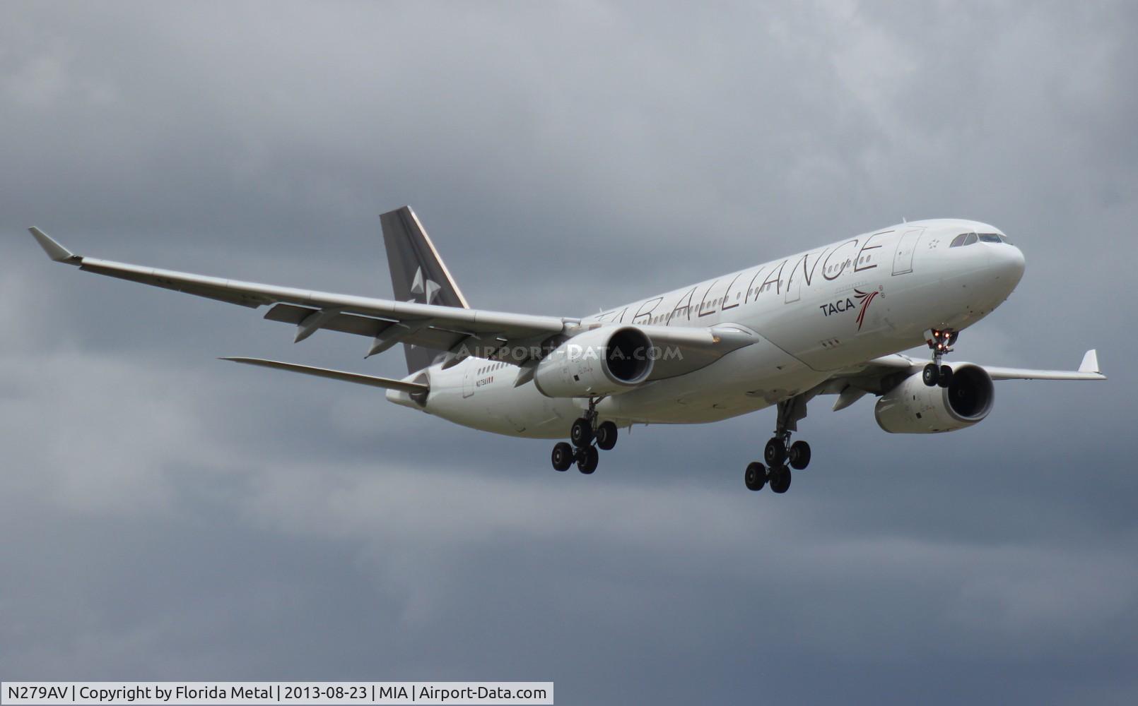 N279AV, 2011 Airbus A330-243 C/N 1279, Taca Peru A330-200 Star Alliance Colors