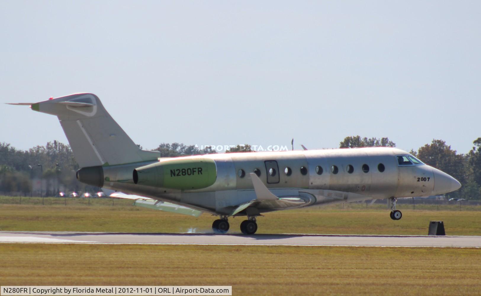 N280FR, 2012 Israel Aircraft Industries Gulfstream G280 C/N 2007, Gulfstream 280
