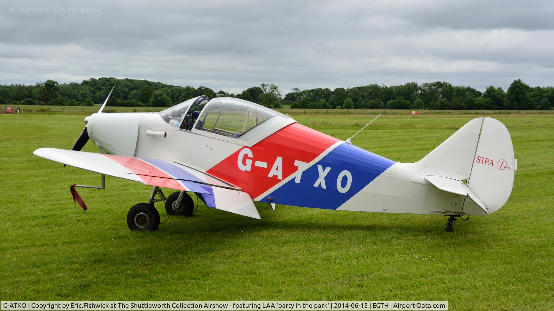 G-ATXO, 1951 SIPA 903 C/N 41, 1. G-ATXO at The Shuttleworth Collection Airshow - featuring LAA 'party in the park'