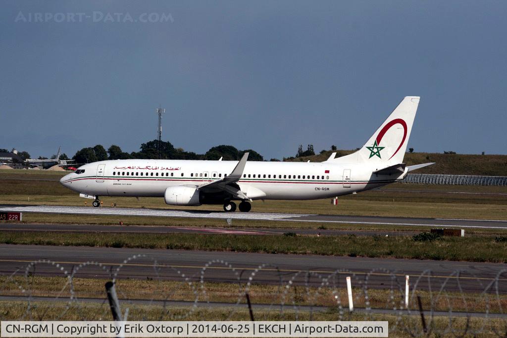 CN-RGM, 2013 Boeing 737-8B6 C/N 33074, CN-RGM just arrived on rw 04L