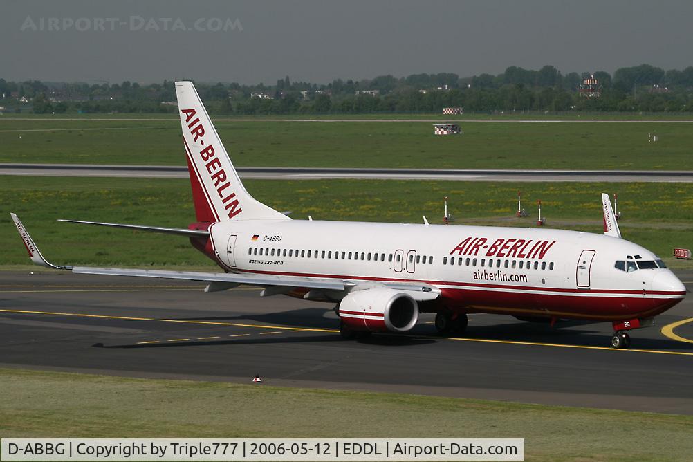 D-ABBG, 2002 Boeing 737-86J C/N 32918, Boeing 737-800 Air Berlin