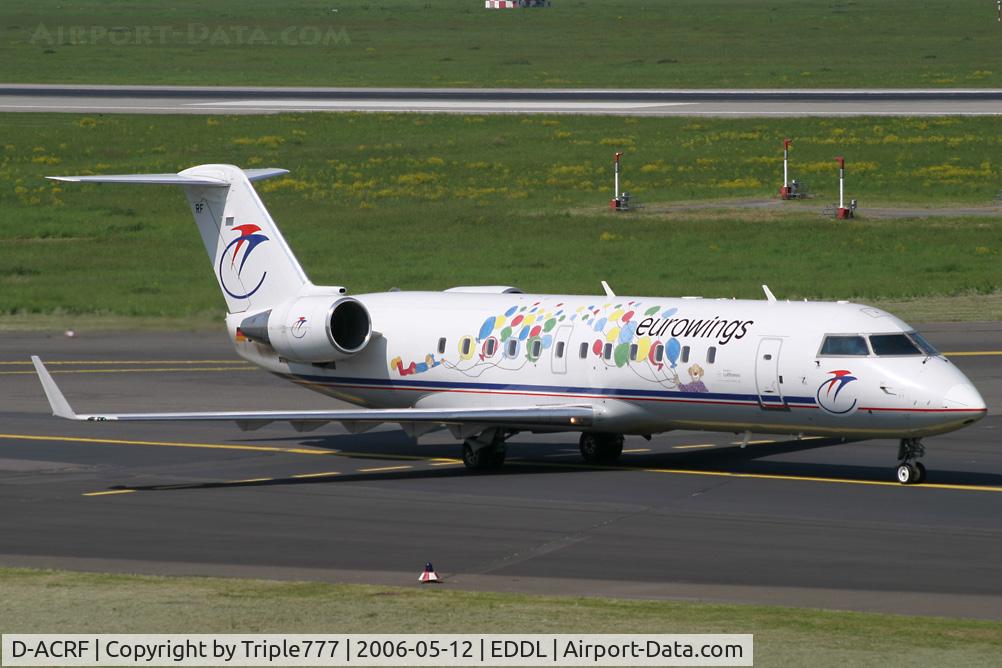 D-ACRF, 2002 Bombardier CRJ-200ER (CL-600-2B19) C/N 7619, Canadair RJ-200ER Eurowings