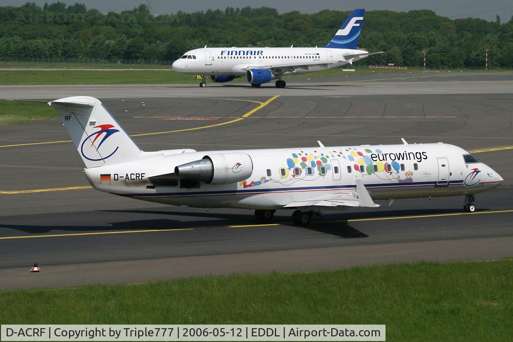 D-ACRF, 2002 Bombardier CRJ-200ER (CL-600-2B19) C/N 7619, Canadair RJ-200ER Eurowings