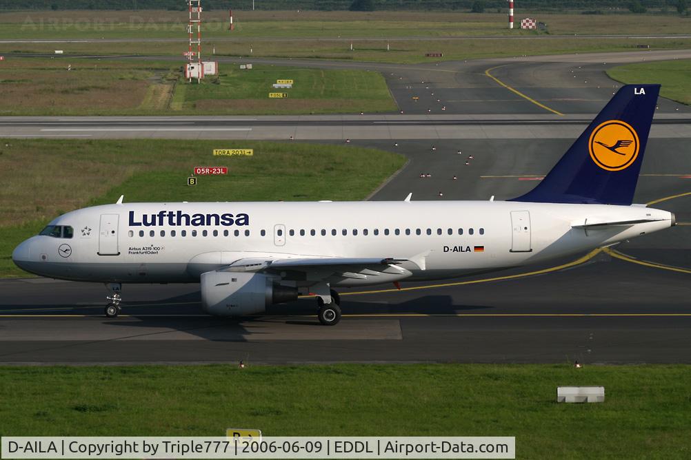 D-AILA, 1996 Airbus A319-114 C/N 609, Airbus 319 Lufthansa