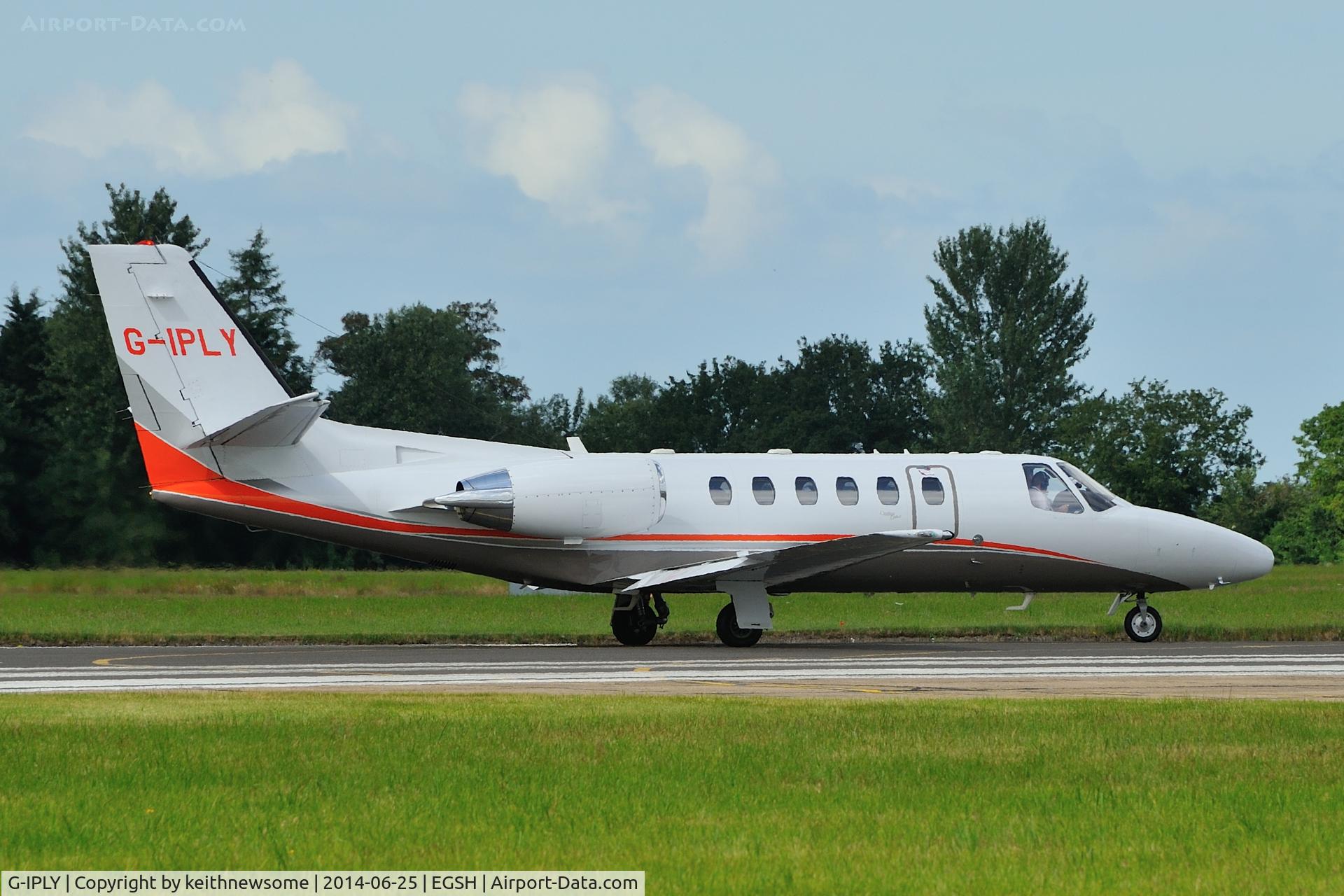 G-IPLY, 2000 Cessna 550 Citation Bravo C/N 550-0927, Nice Visitor.
