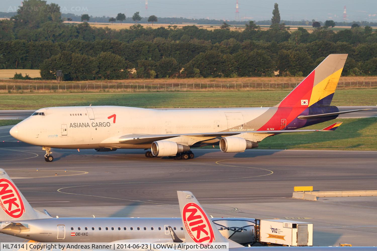 HL7414, 1991 Boeing 747-48EM(BDSF) C/N 25452, Asiana Boeing 747