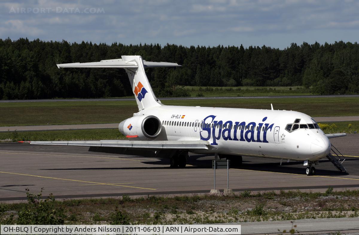 OH-BLQ, 2001 Boeing 717-2S3 C/N 55067, Parked at ramp K before delivery to Blue1.