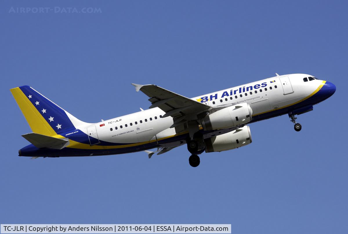 TC-JLR, 2007 Airbus A319-132 C/N 3142, Departing runway 19R.