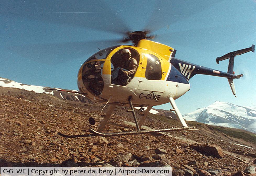 C-GLWE, Hughes 369D C/N 370103D, Northwestern BC, summer 1994.