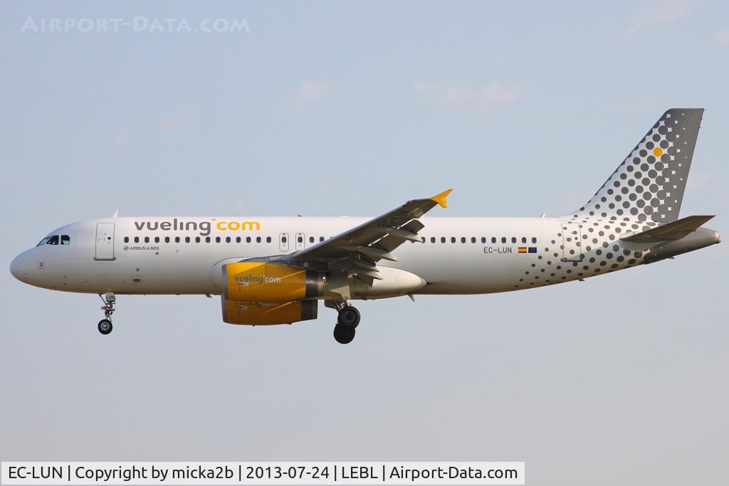 EC-LUN, 2013 Airbus A320-232 C/N 5479, Landing
