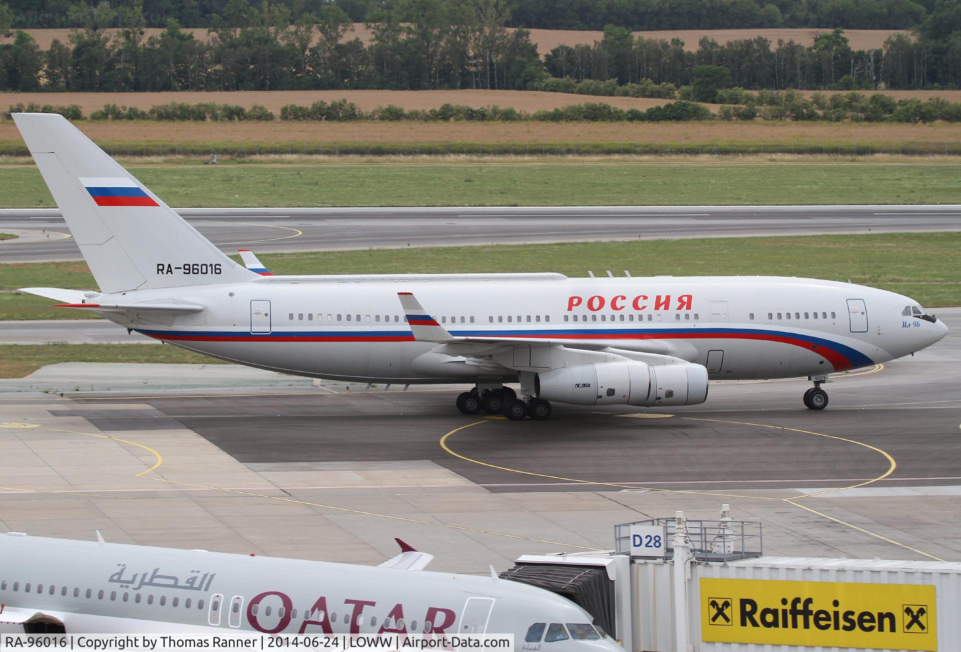 RA-96016, 2004 Ilyushin Il-96-300 C/N 74393202010, Rossiya Special Flight Detachment Il-96