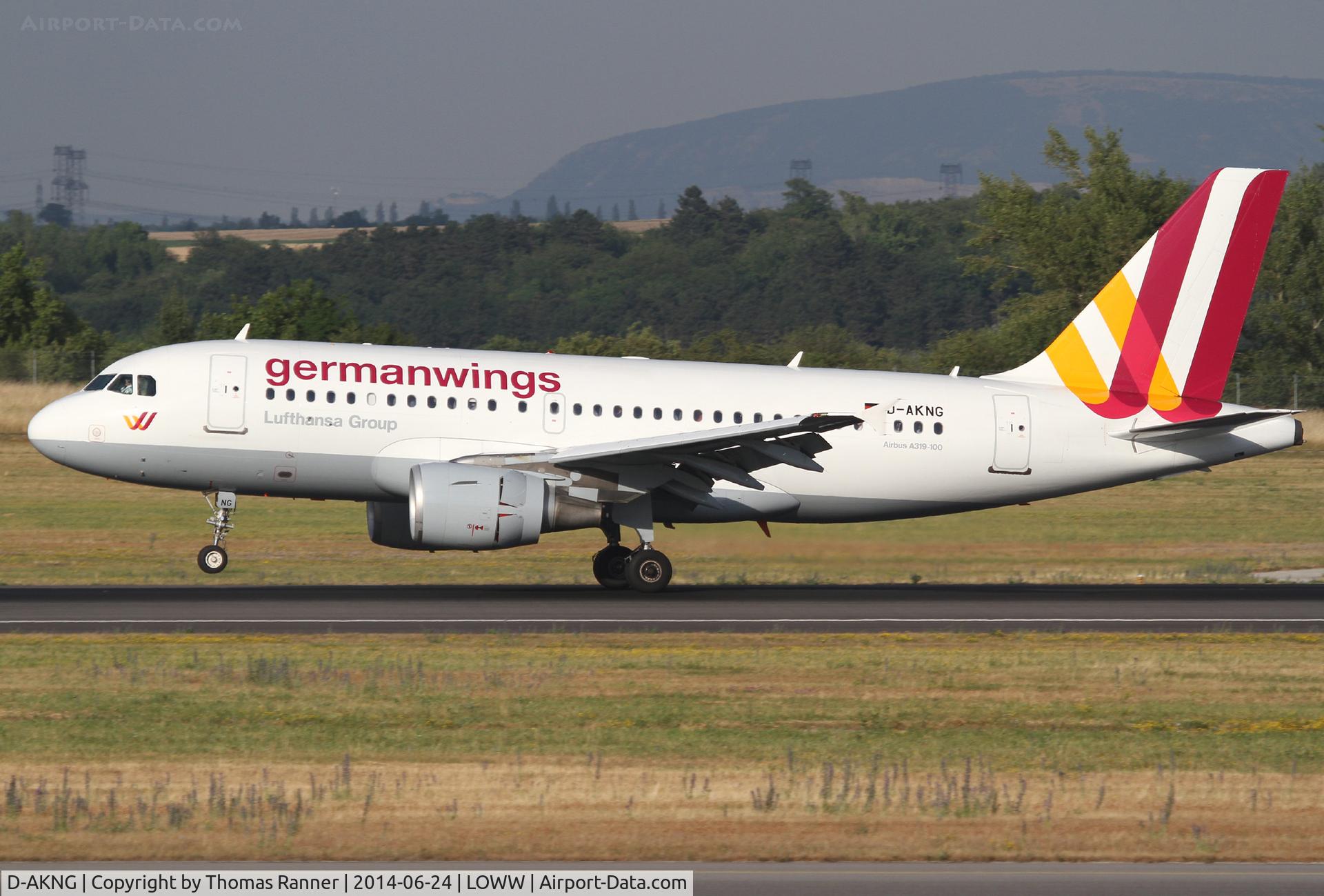 D-AKNG, 1997 Airbus A319-112 C/N 654, Germanwings A319