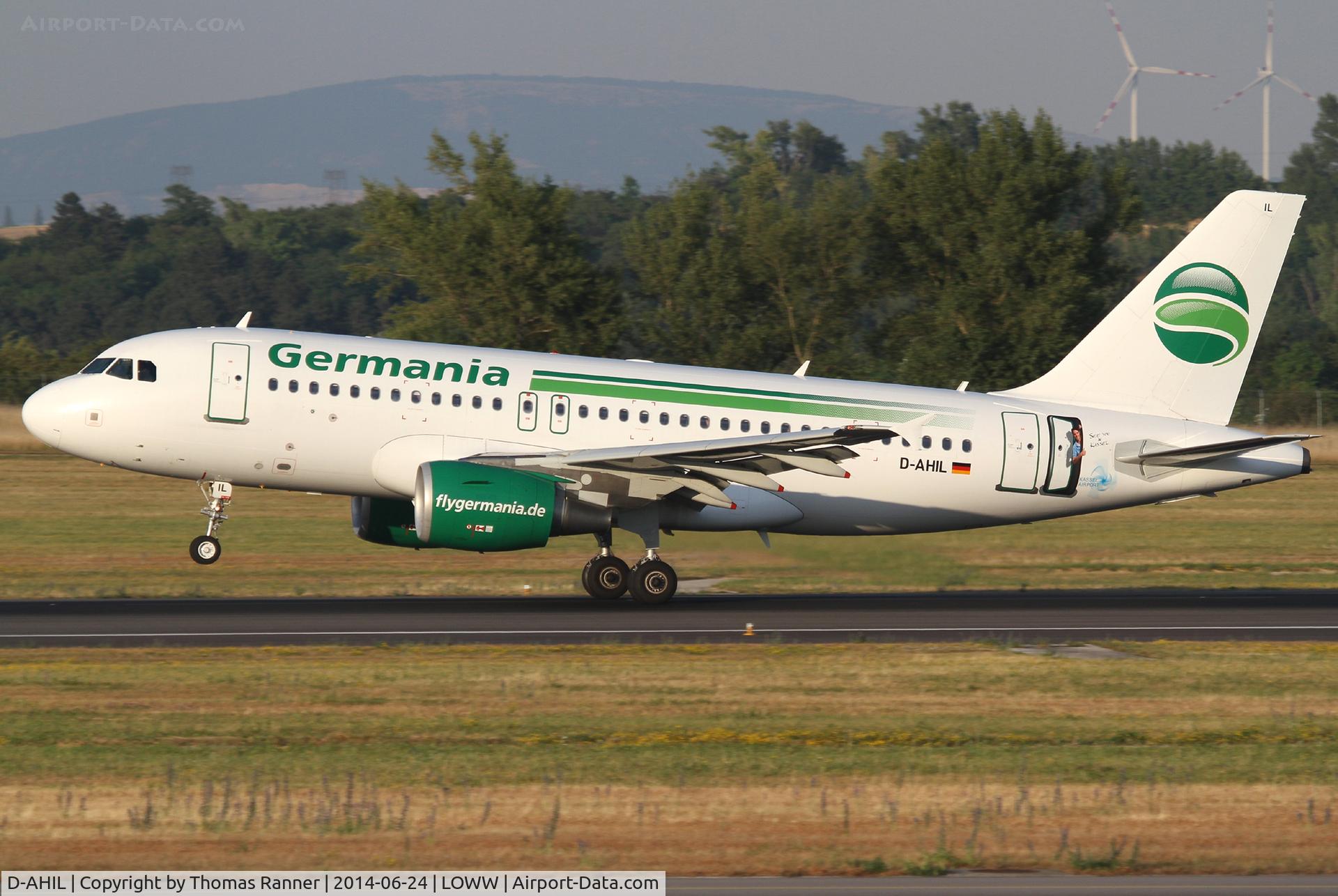 D-AHIL, 2008 Airbus A319-112 C/N 3589, Germania A319