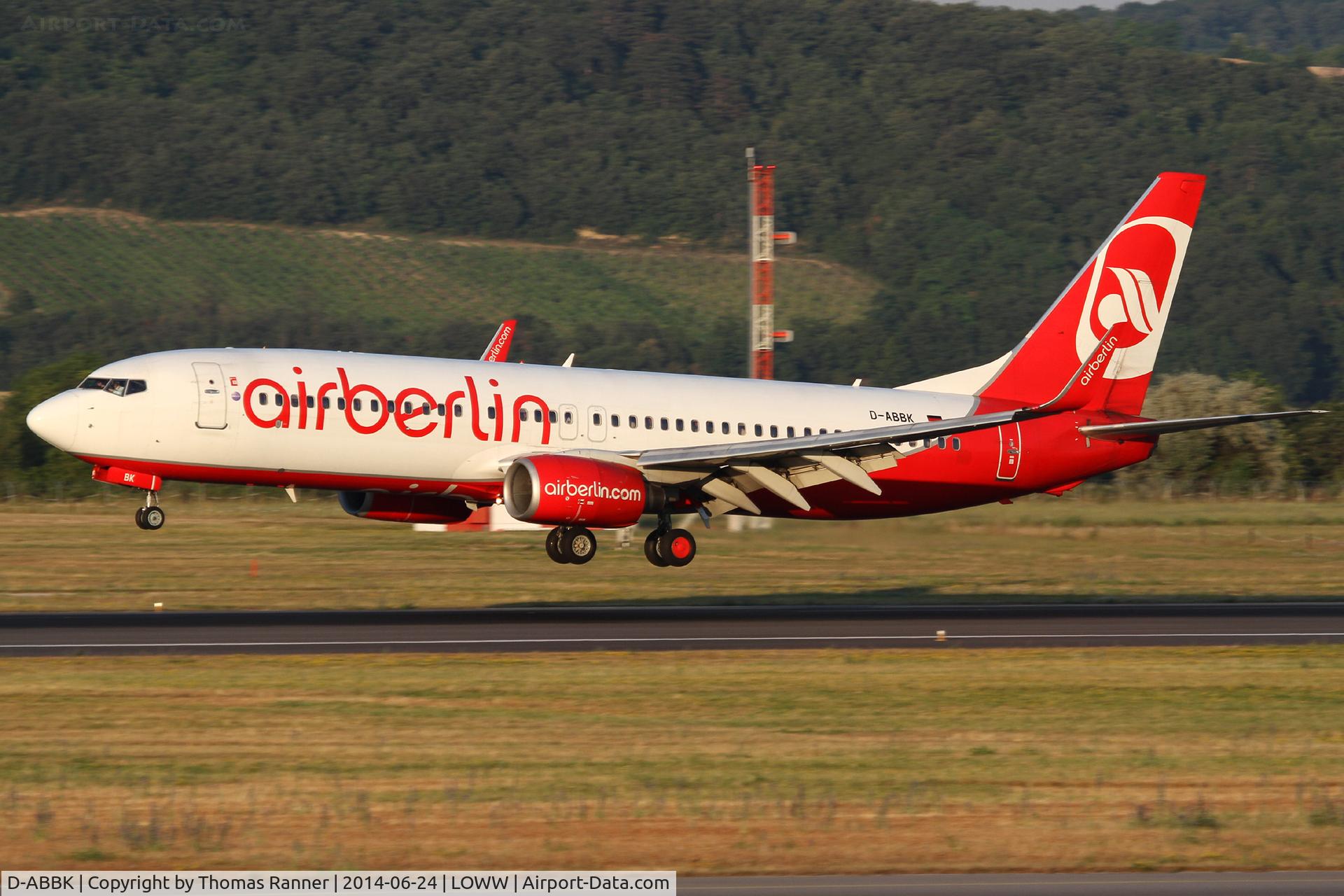 D-ABBK, 2003 Boeing 737-8BK C/N 33013, Air Berlin B737