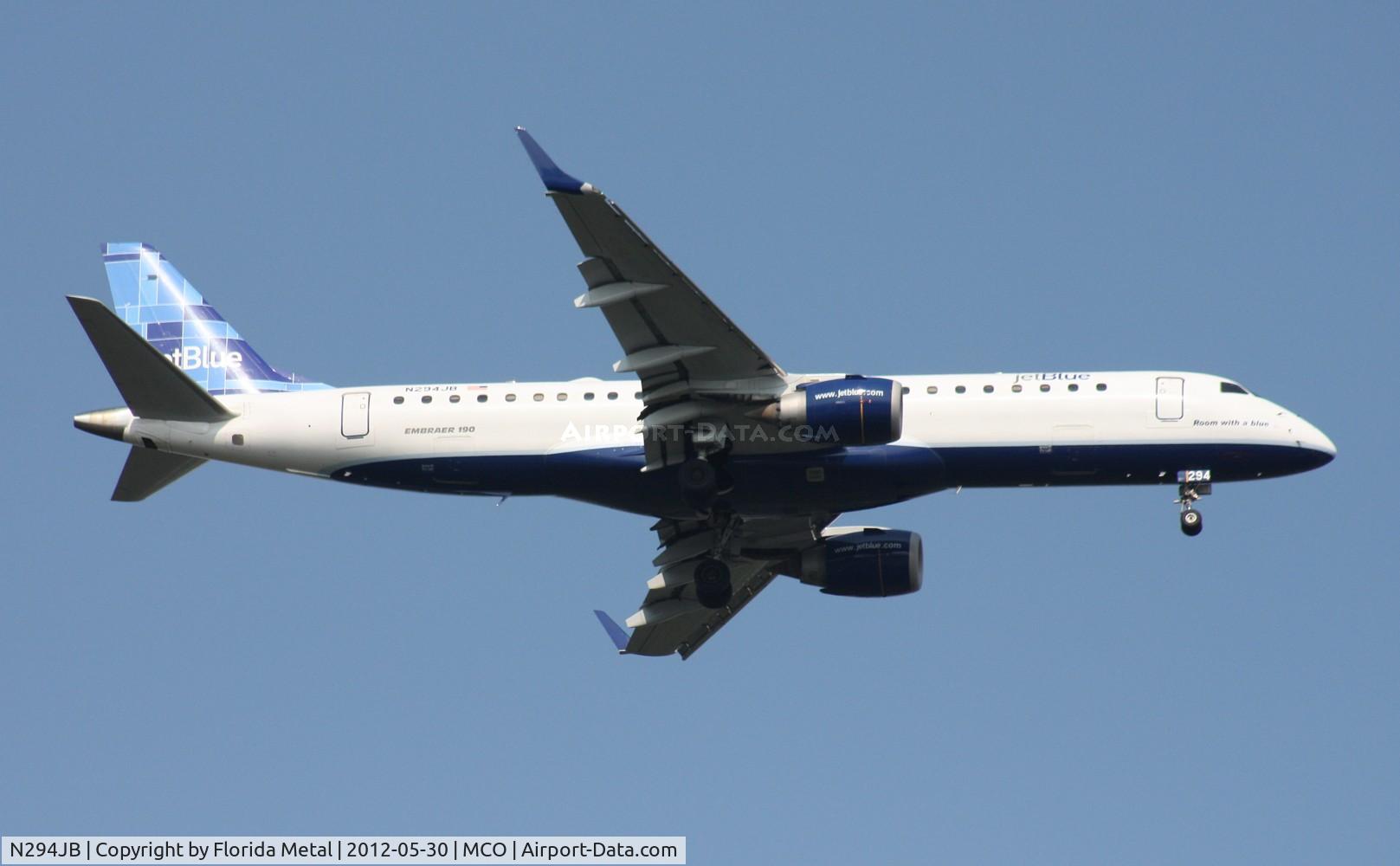 N294JB, 2008 Embraer ERJ-190-100 IGW 190AR C/N 19000185, Jet Blue E190