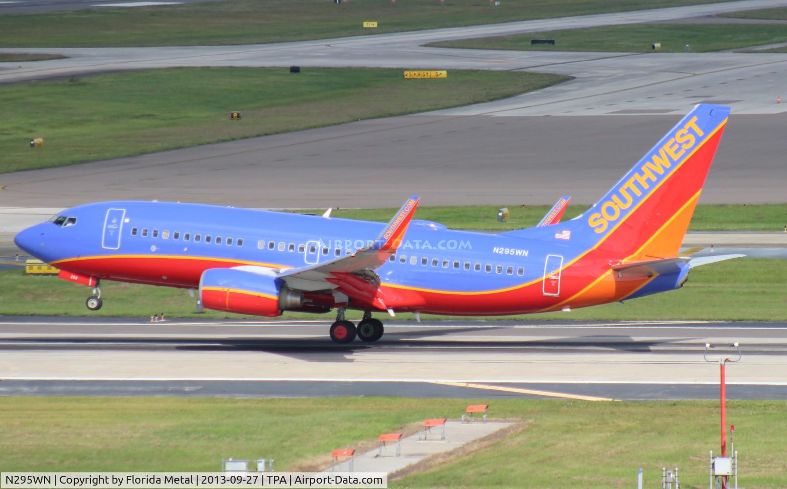 N295WN, 2007 Boeing 737-7H4 C/N 32541, Southwest 737-700