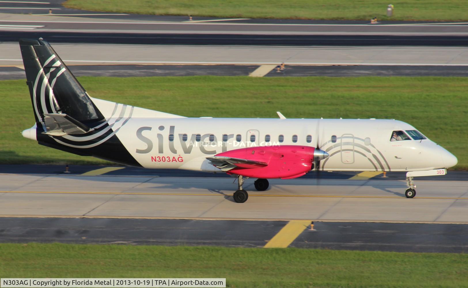 N303AG, 1997 Saab 340B C/N 340B-414, Silver Airways Saab 340