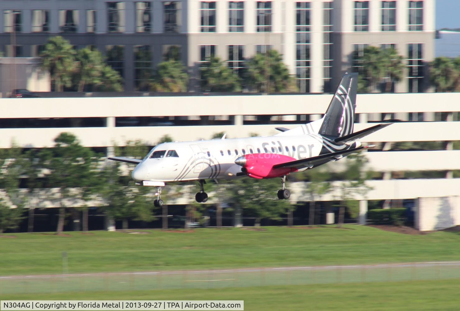 N304AG, 1997 Saab 340B C/N 340B-418, Silver Airways Saab 340
