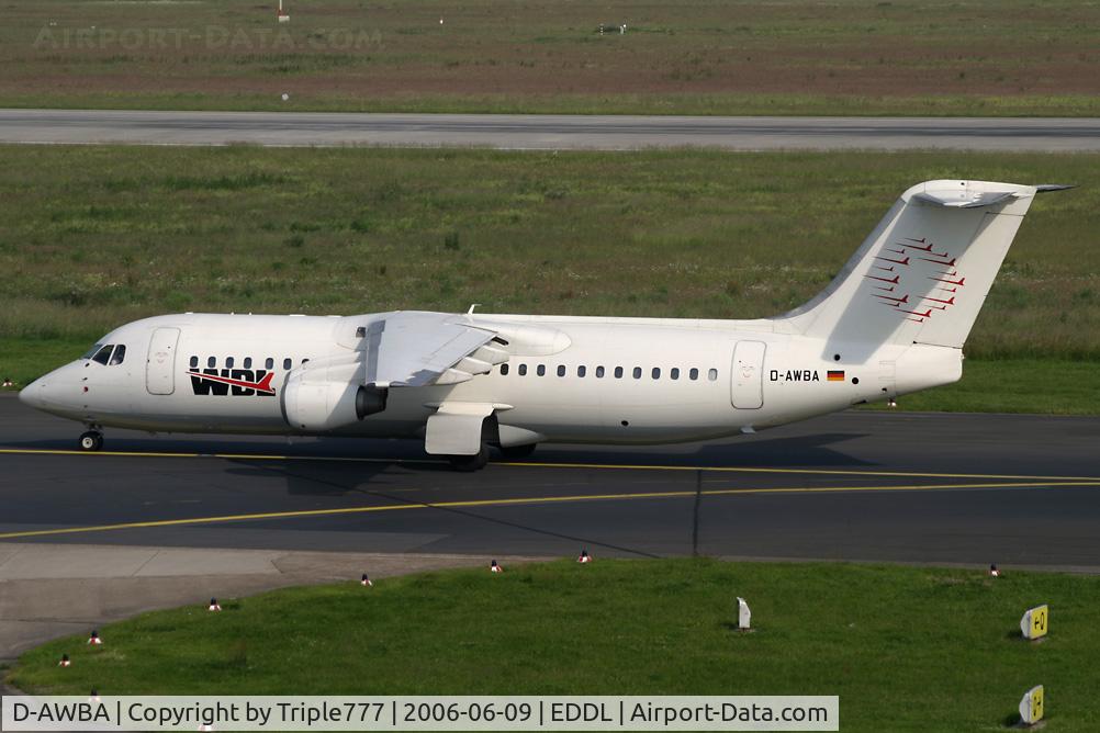 D-AWBA, 1989 British Aerospace BAe.146-300 C/N E3134, BAe146 WDL