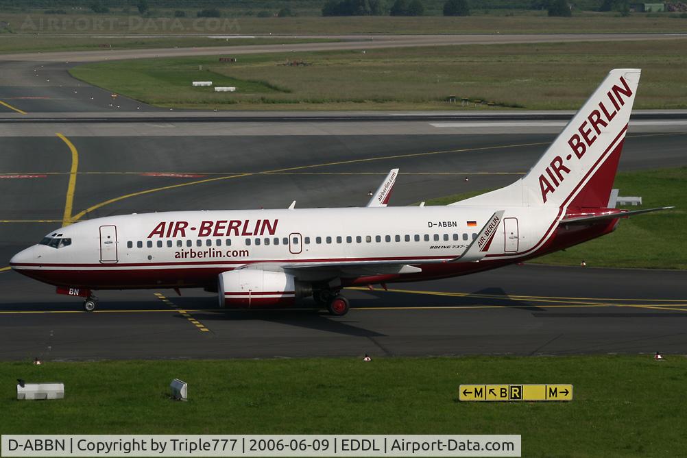 D-ABBN, 2004 Boeing 737-76Q C/N 30293, Boeing 737-700 Air Berlin