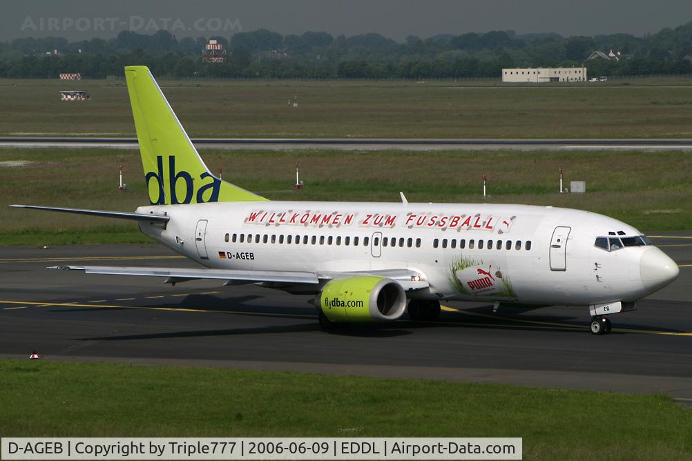 D-AGEB, 1989 Boeing 737-322 C/N 24320, Boeing 737-300 DBA